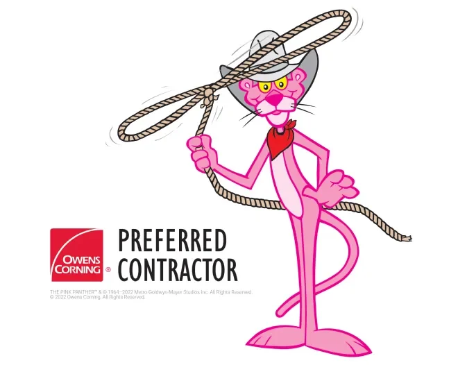 Preferred Contractor logo OC Pink Panther